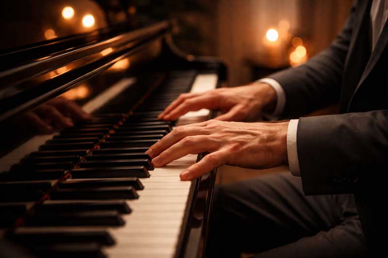 Apprendre le piano à domicile sur un clavier numérique