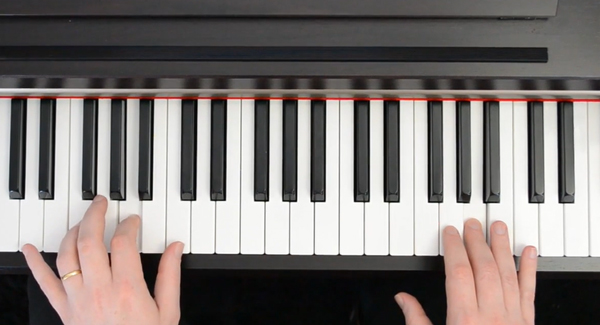 Exercice à réaliser sur le clavier du piano