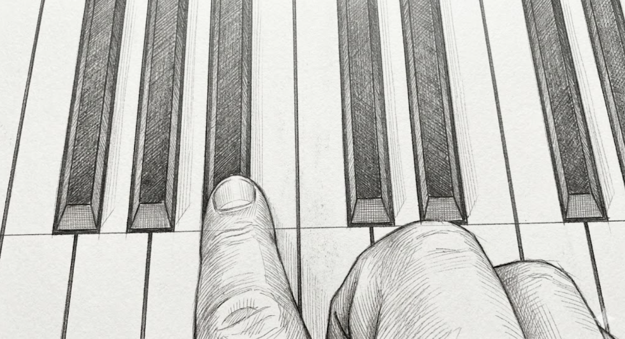 Alteration du Si bémol sur le clavier de piano
