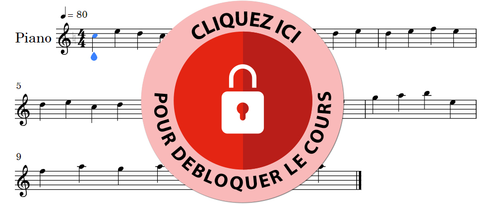 Exercices Notes en haut de portée