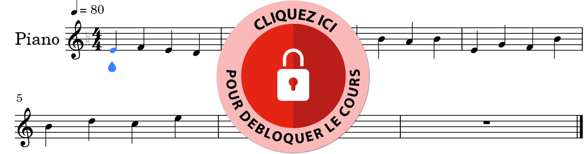 Petits intervalles de notes