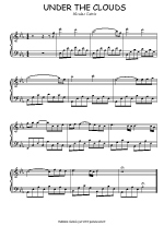 under the clouds avec mon cours de piano
