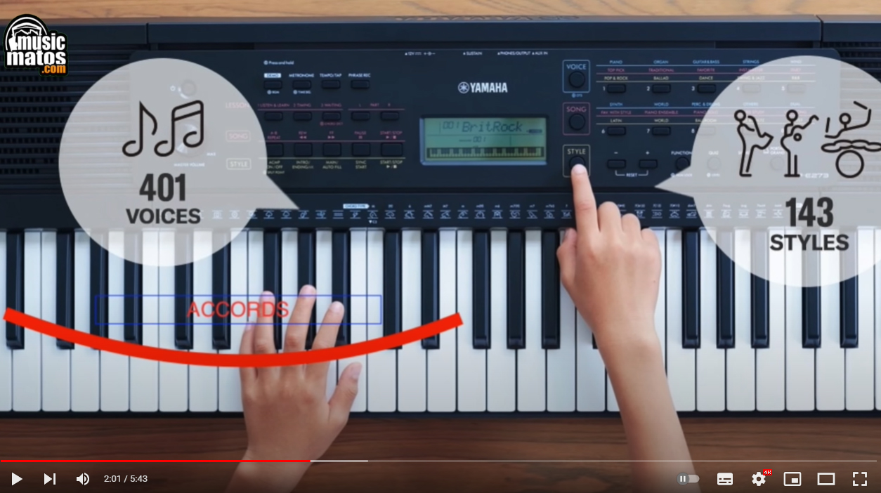 Les types de claviers